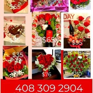 Fresh flowers for Valentine’s